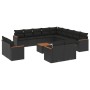 14-piece garden sofa set with black synthetic rattan cushions by , Garden sets - Ref: Foro24-3258933, Price: 995,64 €, Discou...