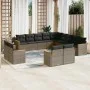 Gartensofa-Set mit Kissen, 13-teilig, graues synthetisches Rattan von , Gartensets - Ref: Foro24-3258931, Preis: 861,80 €, Ra...