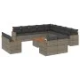 14-piece garden sofa set with gray synthetic rattan cushions by , Garden sets - Ref: Foro24-3258938, Price: 899,72 €, Discoun...