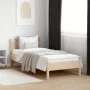 Solid pine wood bed frame 90x190 cm by , Beds and slatted bases - Ref: Foro24-844753, Price: 101,87 €, Discount: %