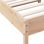 Estructura de cama madera maciza de pino 90x190 cm de , Camas y somieres - Ref: Foro24-844753, Precio: 108,88 €, Descuento: %