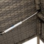 Gartenbank mit grauen synthetischen Rattankissen von , Gartenbänke - Ref: Foro24-365773, Preis: 153,21 €, Rabatt: %