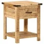 Solid mango wood bedside table 40x40x50 cm by , Nightstands - Ref: Foro24-372716, Price: 93,01 €, Discount: %