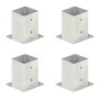 Pfostenanker 4 Stück verzinkter Stahl 101 mm von vidaXL, Zaunpfosten - Ref: Foro24-145450, Preis: 37,22 €, Rabatt: %