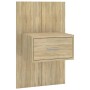Wand-Nachttisch aus Sonoma-Eiche von vidaXL, Nachttische - Ref: Foro24-810977, Preis: 40,11 €, Rabatt: %