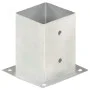 Anclajes para postes 4 unidades metal galvanizado 101 mm by vidaXL, fence posts - Ref: Foro24-145450, Price: 36,48 €, Discoun...
