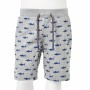 Children's shorts with gray melange drawstring 116 by , kids pants - Ref: Foro24-12331, Price: 10,20 €, Discount: %