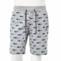 Children's shorts with gray melange drawstring 116 by , kids pants - Ref: Foro24-12331, Price: 10,09 €, Discount: %