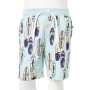 Children's shorts with drawstring blue mélange 92 by , kids pants - Ref: Foro24-11829, Price: 11,02 €, Discount: %