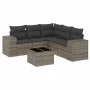 Set de muebles de jardín 6 pzas y cojines ratán sintético gris de , Conjuntos de jardín - Ref: Foro24-3222559, Precio: 391,93...