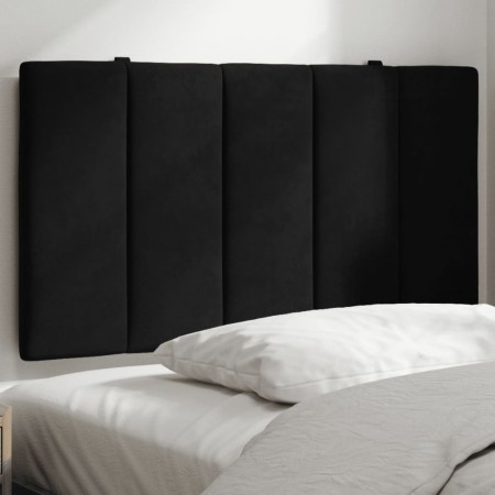 Gepolstertes Kopfteil aus schwarzem Samt, 80 cm von , Kopf- und Fußteile - Ref: Foro24-374645, Preis: 31,38 €, Rabatt: %