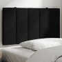 Gepolstertes Kopfteil aus schwarzem Samt, 80 cm von , Kopf- und Fußteile - Ref: Foro24-374645, Preis: 31,38 €, Rabatt: %