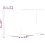 Gepolstertes Kopfteil aus schwarzem Samt, 80 cm von , Kopf- und Fußteile - Ref: Foro24-374645, Preis: 30,89 €, Rabatt: %