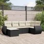 6-piece garden sofa set and black synthetic rattan cushions by , Modular outdoor sofas - Ref: Foro24-3221655, Price: 386,92 €...