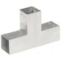 T-Pfostenverbinder 4 Stück verzinktes Metall 71x71 mm von vidaXL, Zaunpfosten - Ref: Foro24-145456, Preis: 57,05 €, Rabatt: %