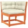 6-piece garden sofa set with wax-brown pine wood cushions by , Garden sets - Ref: Foro24-3217042, Price: 691,45 €, Discount: %