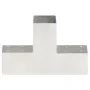 T-Pfostenverbinder 4 Stück verzinktes Metall 71x71 mm von vidaXL, Zaunpfosten - Ref: Foro24-145456, Preis: 57,05 €, Rabatt: %