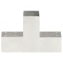 T-Pfostenverbinder 4 Stück verzinktes Metall 71x71 mm von vidaXL, Zaunpfosten - Ref: Foro24-145456, Preis: 66,56 €, Rabatt: %
