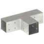 T-Pfostenverbinder 4 Stück verzinktes Metall 71x71 mm von vidaXL, Zaunpfosten - Ref: Foro24-145456, Preis: 66,56 €, Rabatt: %