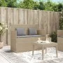 Gartenbank mit beigen synthetischen Rattankissen von , Gartenbänke - Ref: Foro24-365765, Preis: 192,78 €, Rabatt: %