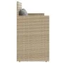 Gartenbank mit beigen synthetischen Rattankissen von , Gartenbänke - Ref: Foro24-365765, Preis: 192,78 €, Rabatt: %