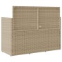 Gartenbank mit beigen synthetischen Rattankissen von , Gartenbänke - Ref: Foro24-365765, Preis: 187,77 €, Rabatt: %