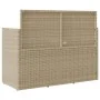 Gartenbank mit beigen synthetischen Rattankissen von , Gartenbänke - Ref: Foro24-365765, Preis: 192,78 €, Rabatt: %