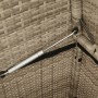 Garden bench with beige synthetic rattan cushions by , garden benches - Ref: Foro24-365765, Price: 187,77 €, Discount: %
