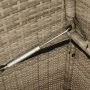 Gartenbank mit beigen synthetischen Rattankissen von , Gartenbänke - Ref: Foro24-365765, Preis: 192,78 €, Rabatt: %