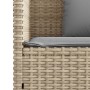 Garden bench with beige synthetic rattan cushions by , garden benches - Ref: Foro24-365765, Price: 187,77 €, Discount: %