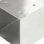 T-Pfostenverbinder 4 Stück verzinktes Metall 71x71 mm von vidaXL, Zaunpfosten - Ref: Foro24-145456, Preis: 57,05 €, Rabatt: %