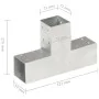 T-Pfostenverbinder 4 Stück verzinktes Metall 71x71 mm von vidaXL, Zaunpfosten - Ref: Foro24-145456, Preis: 57,05 €, Rabatt: %