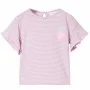 Children's t-shirt with lilac ruffle sleeves 140 by , Kids T-shirts - Ref: Foro24-11538, Price: 8,45 €, Discount: %