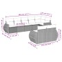 Gartensofa-Set mit beigen Kissen 8 Stück PE-Rattan von , Modulare Sofas für den Außenbereich - Ref: Foro24-3221617, Preis: 63...