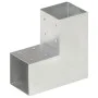 L-Pfostenverbinder, 4 Stück, verzinktes Metall, 91 x 91 mm von vidaXL, Zaunpfosten - Ref: Foro24-145470, Preis: 57,08 €, Raba...