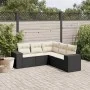 5-piece garden furniture set and black synthetic rattan cushions by , Garden sets - Ref: Foro24-3254883, Price: 343,69 €, Dis...