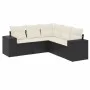 5-piece garden furniture set and black synthetic rattan cushions by , Garden sets - Ref: Foro24-3254883, Price: 343,69 €, Dis...