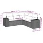 5-piece garden furniture set and black synthetic rattan cushions by , Garden sets - Ref: Foro24-3254883, Price: 343,69 €, Dis...
