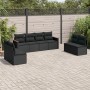 8-teiliges Gartensofa-Set und schwarze synthetische Rattankissen von , Gartensets - Ref: Foro24-3258289, Preis: 482,33 €, Rab...