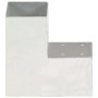 L-Pfostenverbinder, 4 Stück, verzinktes Metall, 91 x 91 mm von vidaXL, Zaunpfosten - Ref: Foro24-145470, Preis: 58,37 €, Raba...