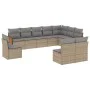 Garden sofa set with beige cushions 10 pieces synthetic rattan by , Garden sets - Ref: Foro24-3260155, Price: 617,91 €, Disco...