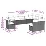 Garden sofa set with beige cushions 10 pieces synthetic rattan by , Garden sets - Ref: Foro24-3260155, Price: 617,91 €, Disco...