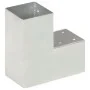 L-Pfostenverbinder, 4 Stück, verzinktes Metall, 91 x 91 mm von vidaXL, Zaunpfosten - Ref: Foro24-145470, Preis: 57,08 €, Raba...