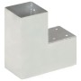 L-Pfostenverbinder, 4 Stück, verzinktes Metall, 91 x 91 mm von vidaXL, Zaunpfosten - Ref: Foro24-145470, Preis: 58,37 €, Raba...