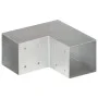 L-Pfostenverbinder, 4 Stück, verzinktes Metall, 91 x 91 mm von vidaXL, Zaunpfosten - Ref: Foro24-145470, Preis: 57,08 €, Raba...