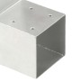 L-Pfostenverbinder, 4 Stück, verzinktes Metall, 91 x 91 mm von vidaXL, Zaunpfosten - Ref: Foro24-145470, Preis: 58,37 €, Raba...