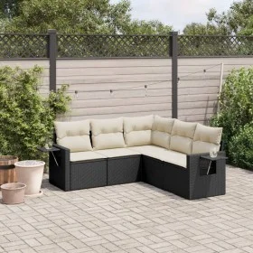 5-piece garden furniture set and black synthetic rattan cushions by , Garden sets - Ref: Foro24-3252483, Price: 330,67 €, Dis...