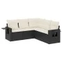 5-piece garden furniture set and black synthetic rattan cushions by , Garden sets - Ref: Foro24-3252483, Price: 330,67 €, Dis...