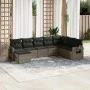 8-piece garden sofa set and gray synthetic rattan cushions by , Garden sets - Ref: Foro24-3252897, Price: 495,70 €, Discount: %