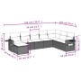 Set de sofás de jardín 8 pzas y cojines ratán sintético gris de , Conjuntos de jardín - Ref: Foro24-3252897, Precio: 520,02 €...